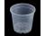 13cm Clear Pots, Non aircone type. sold in packs of 5 only